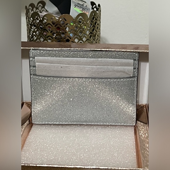 Kate Spade Silver Card/ID Holder NIB - Picture 2 of 6